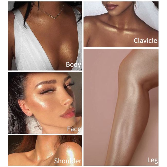 Shimmering Body Highlighter, Body Glitter Highlighter Makeup Palette, –  EveryMarket