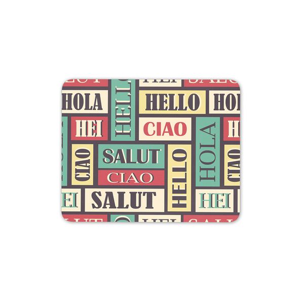 Hello Mouse Mat Pad - Restaurant Shop Welcome Ciao Salut Hola Computer #13050