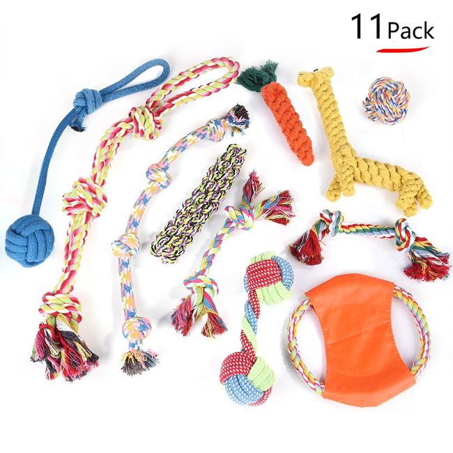 Toy Interactive Cotton Rope Mini Dog Toys Ball Pet Dog Toys for