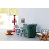 5 Litre Plastic Kitchen Compost Caddy with 50x Tie handle bags, Green