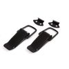 Aviation Case Toolbox 3.5" Metal Pull Down Draw Latch Black 2pcs