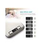 Digital Kitchen Scale Stainless Steel Waterproof Tare Function Large LCD Display