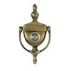Door Knocker with Viewer Finish: Antique Brass