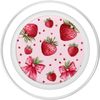 girly || Aesthetic Pink Bow || Cute Strawberry Bow Pattern PopSockets PopGrip for MagSafe