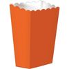 Orange Small Paper Popcorn Boxes /5