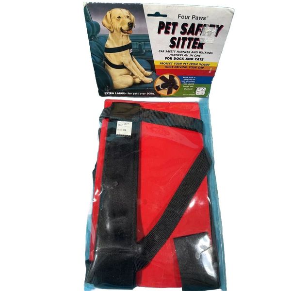 FOUR PAWS Pet Safety Dog Sitter XL 50 Lbs Or More Car Safety Harness