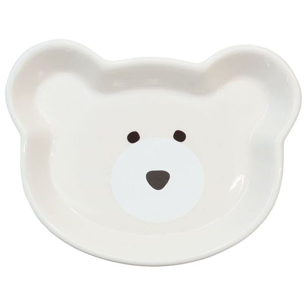 Hokkori Mokomocha Mini Plate, Small Plate, Cream