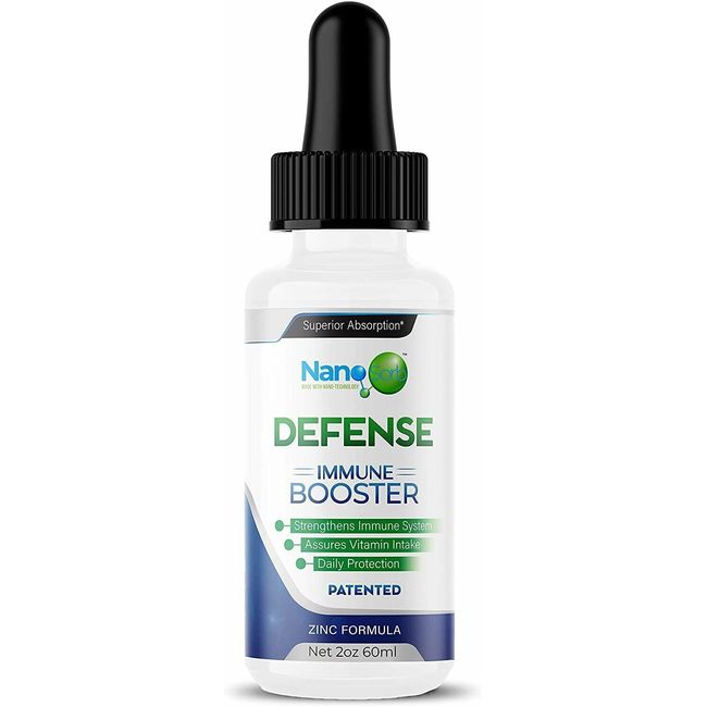 NanoSorb Defense Immune Booster - Natural Immunity Support Drops with Vitamin...