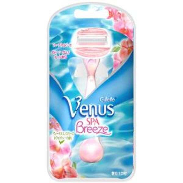 [Limited stock for immediate delivery] P&amp;G (Procter &amp; Gamble) Gillette Venus Spa Women&#39;s Razor with 1 spare blade (with shower hook)