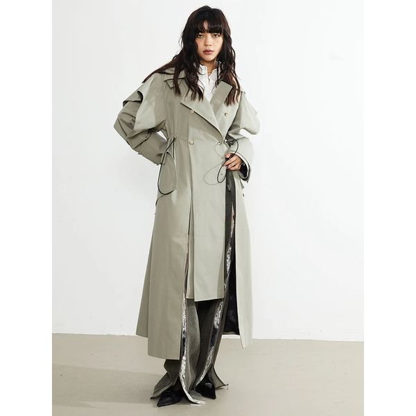 Atadi Drawstring Trench Coat - M