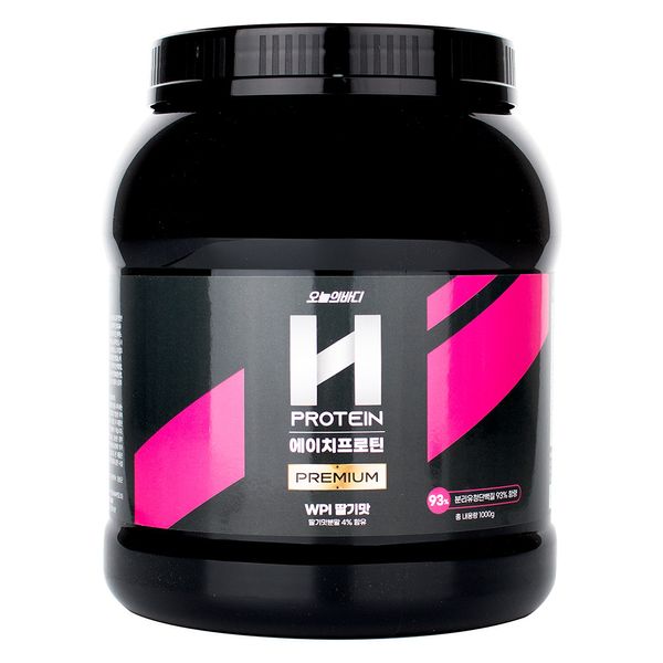 Today's Body Protein Supplement H Protein WPI 93% Chocolate/Cocoa/Strawberry Flavor Whey Protein 1000g