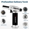 Hotdevil Butane Adjustable Flame Torch 6g Refillable Tank Cooking Lighter Blow