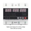 AC Current Protector AC120V to 300V 63A 3 Phase Adjustable Protectors Over Under Voltage Current Device DIN Rail Mount