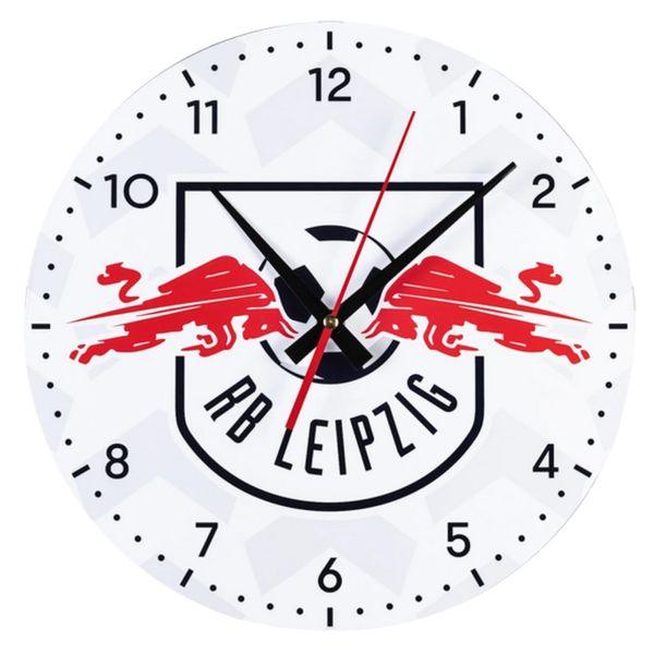 RB Leipzig jxfd Wall Clock - Logo - White Wall Clock RBL, multicoloured