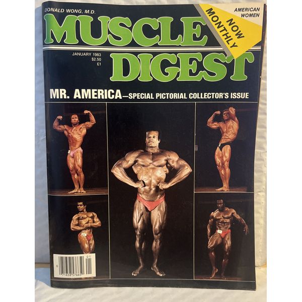 VINTAGE NOS 1983 MUSCLE DIGEST MAGAZINE