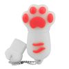 Paw USB Memory 2.0 Flash Drive Cat Claw Cat Hand Small Cute Keychain Compact Data Storage Backup for PC Computer Node PC (64GB White)