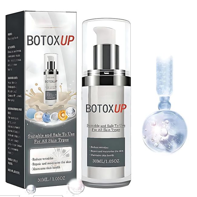 Face Moisturizer.Botox Stock Solution Facial Serum.Aging Serum for Face【Botox Trial Package 1 Bottle】lt can only lighten hne lines.