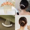 nalaina ヘアアクセサリー【2点セット】夜会巻きコーム 髪飾り 髪留め パール ヘアコーム キラキラ ヘアアク ヘアコームヘアアレンジ 盛り髪 バレンタインデー 卒業式 結婚式 和装 着物 成人式