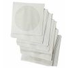 Generic CD DVD Disc Storage White Paper Sleeves, Pack of 100 Pcs