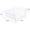 St Helens Home & Garden Under Shelf Storage Basket - 30cm Width