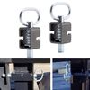 2x Utility Steel Spring Trailer Gate Loaded Weld-On Spring Latch Lock Assembly