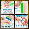 Nail Files Nail Buffer Blocks 10 Great Nail Buffer Prep for Nail Glitter & Gel Nail Art Nail Buffer Block for Natural Nails Professional Nail File Buffer Block Nail Set UK Company 4 Way Buffing Block