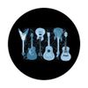 Retro Acoustic Electric Guitar String Instrument Aesthetic PopSockets Swappable PopGrip