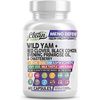 Clean Nutraceuticals Clean Nutra Wild Yam Root Capsules with Red Clover Black