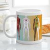 CafePress Human Anatomy,Artwork 20 oz Ceramic Coffee Mega Mug