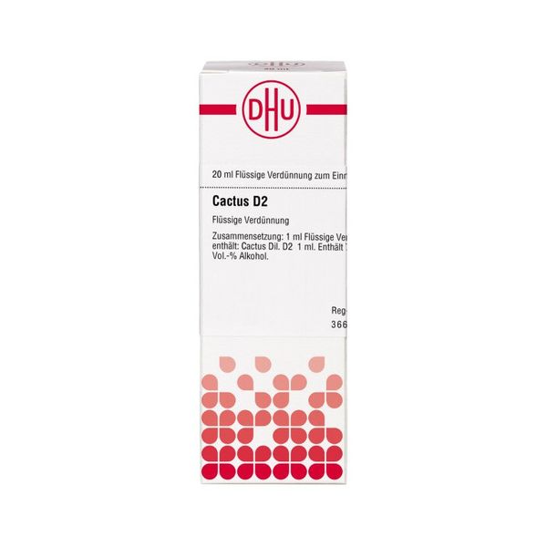 DHU Cactus D2 Dilution, 20 ml Lösung