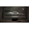 Corvette C8 Stingray Acrylic Engraved Rgb Led Night Stand 