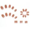 ncip07 False Nail Tip, Short, Nailtips, Cute, Plain, Simple, Self-Nail Style, False Nail