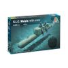 Italeri -5621 S.L.C. Pig with Crew, Scale 1:35, Model Kit, Plastic Model, Multicolor, IT5621