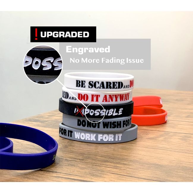 Baseball Birthday Party Silicone Bracelets with Motivational Sports Quotes, Baseball Inspirational Silicone Wristbands, Unisex Baseball Party Gifts