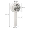Air Cushion Massage Brush, Detangling Massage Comb, Hairdressing Cushion Bristle Brush for Men Women, Detangling Hair Brush for Wet Dry Curly Straight Hair Styling Tool (White)