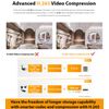 5MP Wireless WIFI Camera 3X Optical Zoom Microphone IP Weatherproof Dome Camera