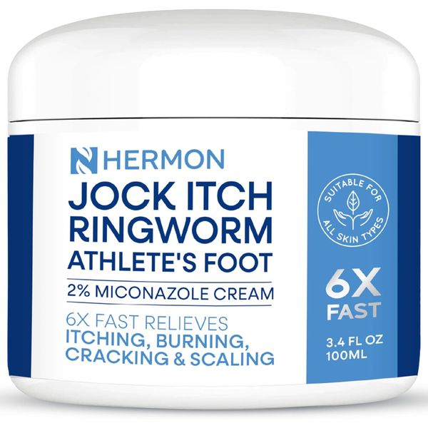 Jock Itch & Psoriasis Cream – Soothing Relief for Ringworm, Foot & Body Balm, 100g Treatment for Scalp and Skin