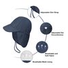 ECOSUMA 2 Pack Toddler Swim Hat 2-4T Gray/Navy