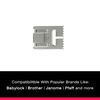 Singer Presser Foot, Linen, Silver