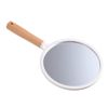 FRCOLOR Hand Mirror, Hand Mirror, Wooden Handle, Handheld Mirror, Makeup Mirror, Makeup Mirror, Makeup Mirror, Makeup Tools, Tabletop Mirror, Makeup Mirror, Salon, Barber Shop, Handheld Mirror