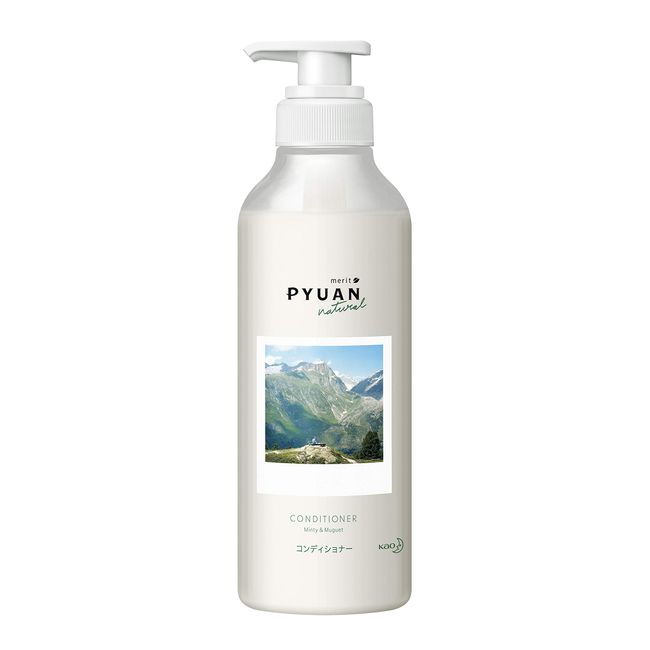 PYUAN Benefit Pure Natural Minty & Muguet Scent, Conditioner Pump, 14.2 fl oz (425 ml), Takahashi Yoko Collaboration