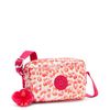 Kipling ABANU Small crossbody, Latin Cheetah (Red)
