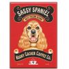 Retro Pets Sassy Spaniel (Cocker Spaniel Buff) Fridge Magnet
