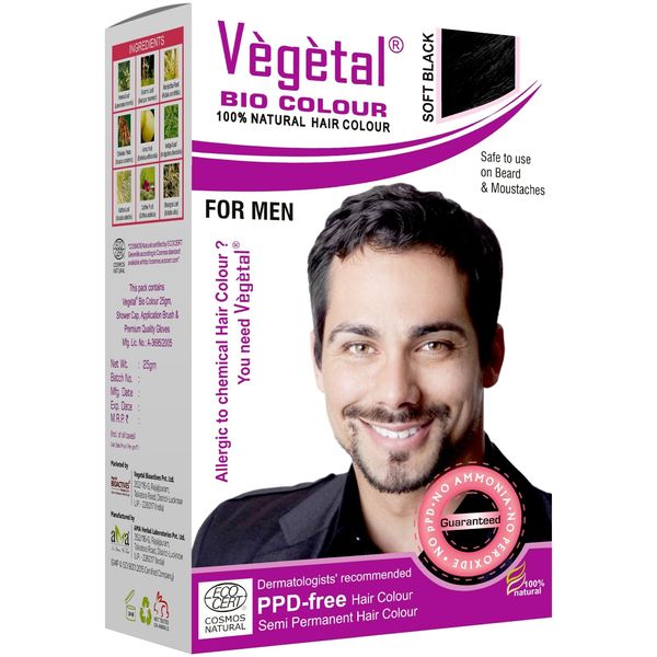Vegetal Bio Hair Colour Soft Black 25 gm