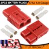 2X 175A Battery Quick Connect Disconnect Cable Plug Winch Jumper Connector Kit