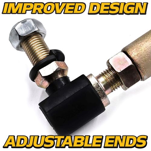 HD Switch - Improved Adjustable Right Hand RH Steering Drag Link Replaces 597069902 for Husqvarna, Craftsman, AYP, Electrolux, EHP - Sector Gear Dust Cap Included!