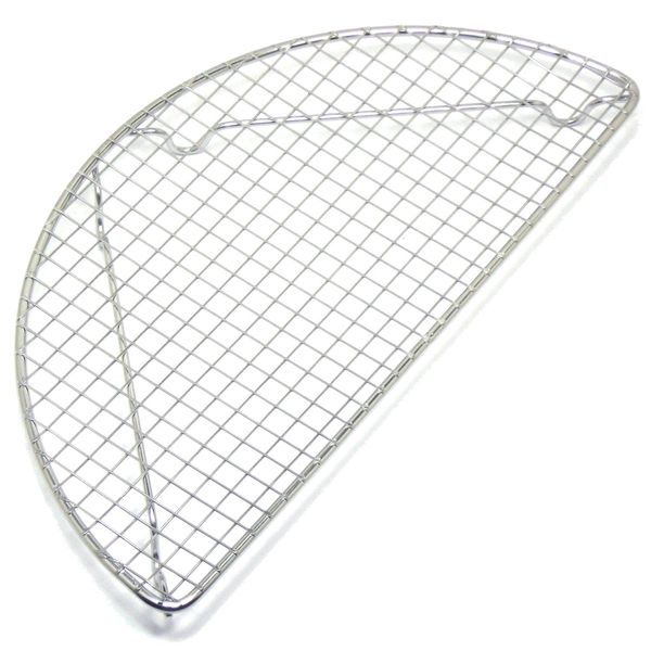 Endoshoji 5-1711-0902 18-8 Half Moon Pork Cutlet Net, Small