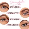 One V Salon, DIY Lash Clusters, 224 Pc Glam Wisp - D Curl 9-16mm