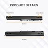 Universal Sliders Dual Locking Seat Rails Brackets Bucket Seats Reclining Pair