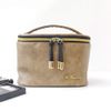At First AF8347 Vanity Pouch, Cosmetics, Vanity Pouch, Makeup Box, Cosmetic Storage, Beige